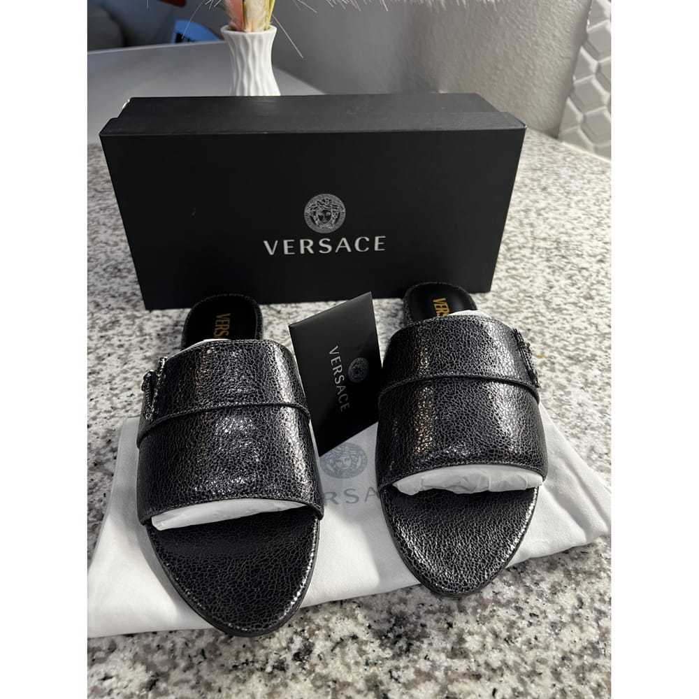 Versace Leather flats - image 4