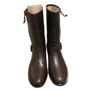 Bally Leather biker boots - image 1