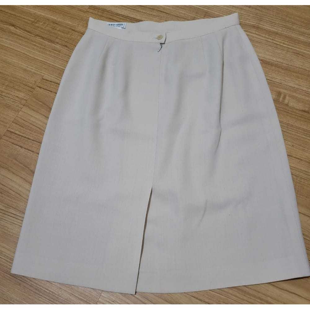Giorgio Armani Wool mid-length skirt - image 3