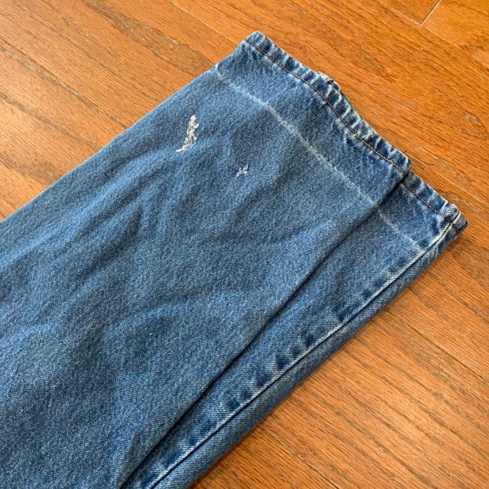Vintage LOT of 2 High waist Rustler denim jeans -… - image 4