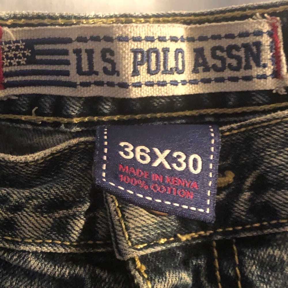 US Polo Assn Mens Vintage Bootcut Denim Jeans. Me… - image 3