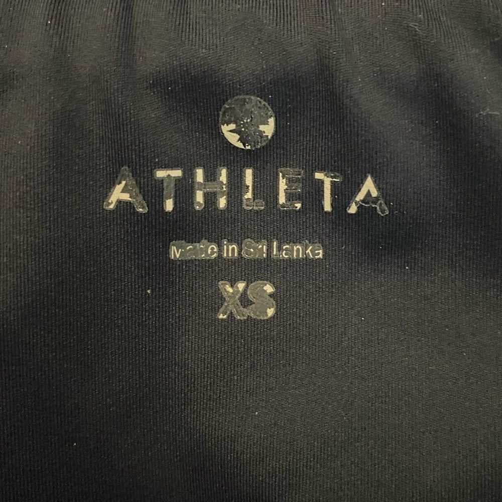 Athleta Athleta SZ XS black mesh leggings - image 4