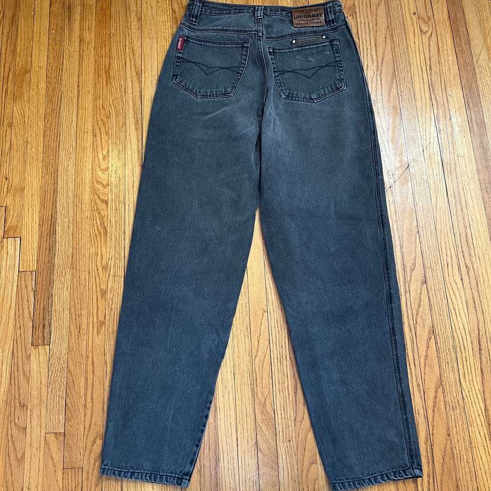 Vintage Unionbay Size 33 High Waisted Tapered Jea… - image 3