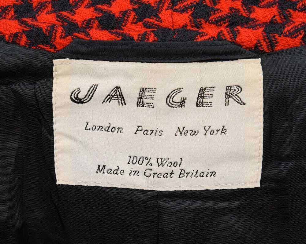 Jaeger × Vintage 90's Women's L Houndstooth Wool … - image 7