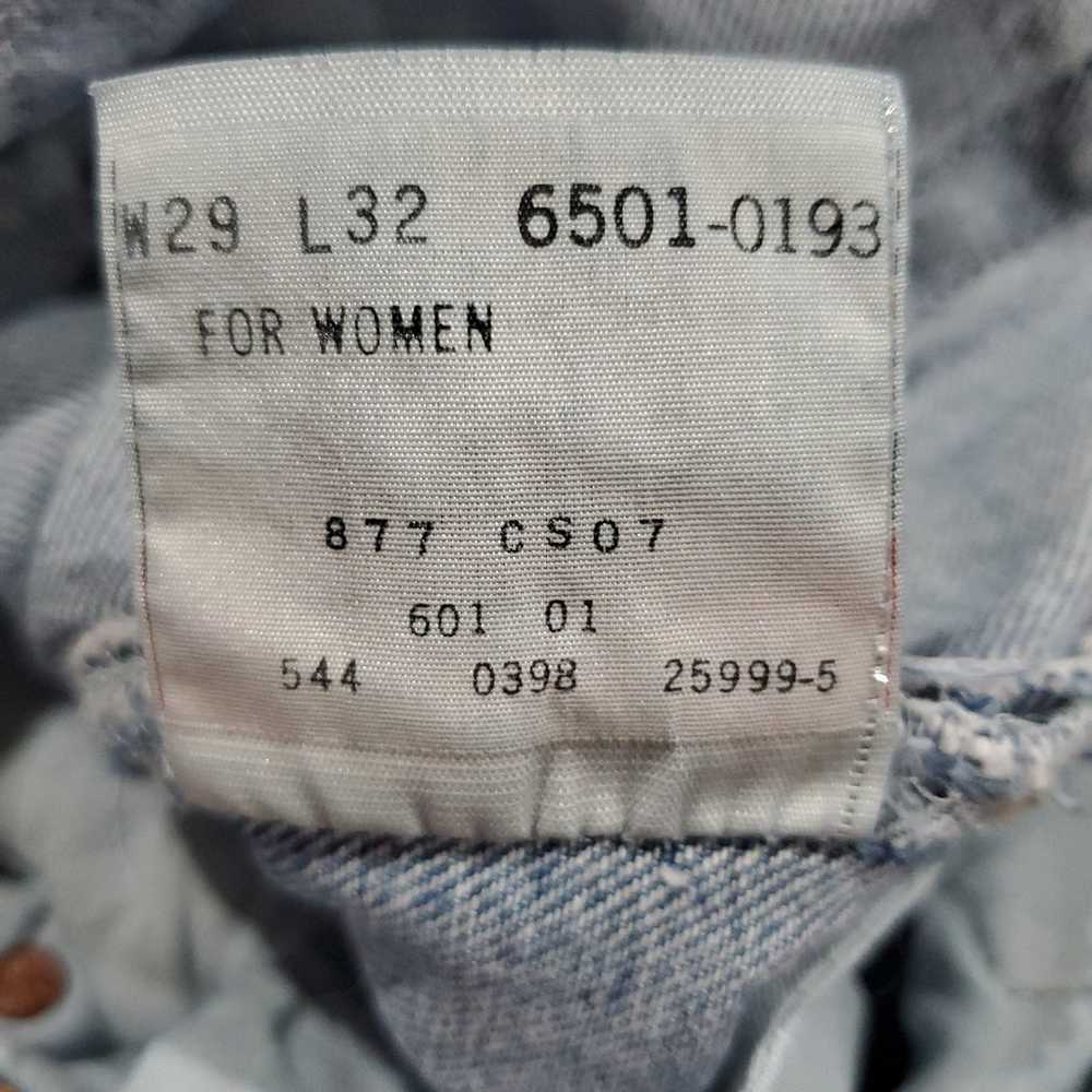 VINTAGE LEVIS 501 JEANS MADE IN USA - image 11