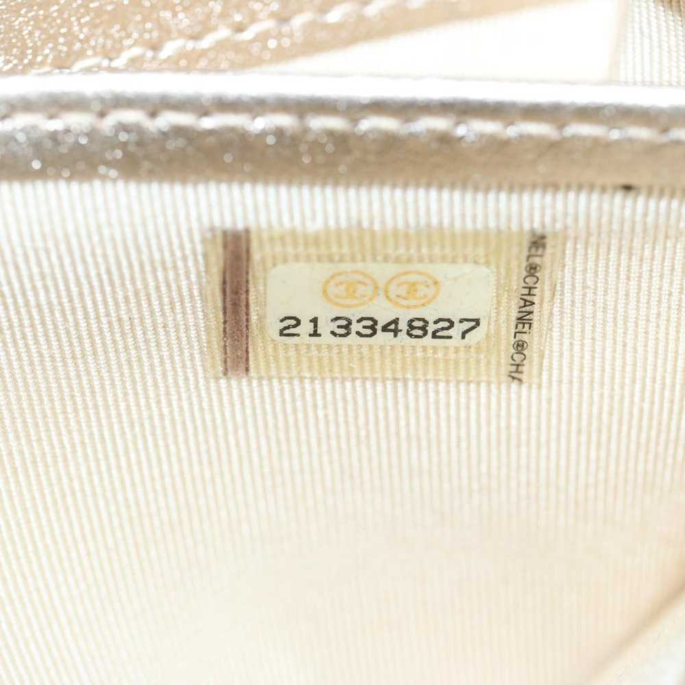 Chanel CHANEL Long Wallet Lamb Skin Gold Tone CC … - image 10