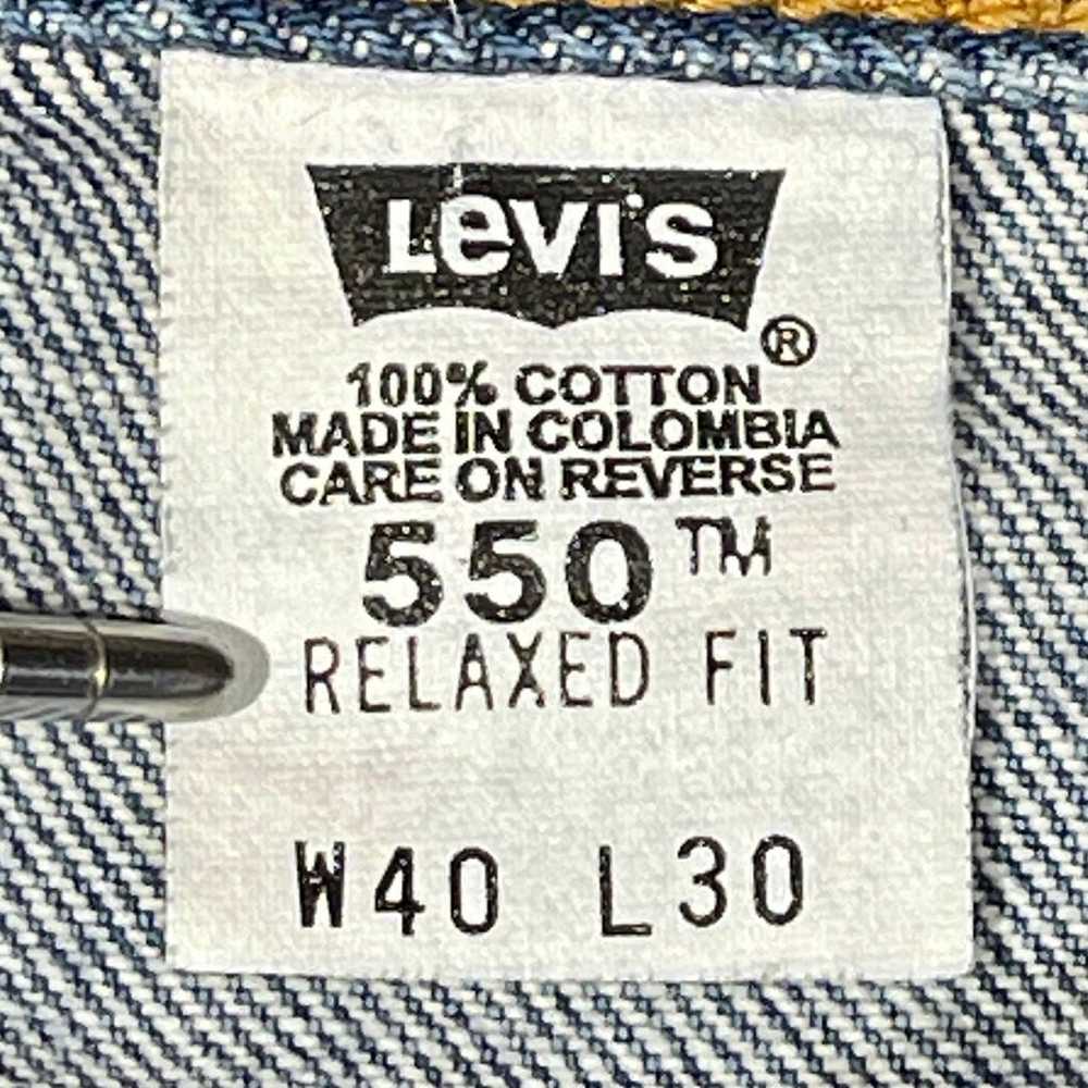 40w 90s Vintage Levi's 550 Jeans - image 4