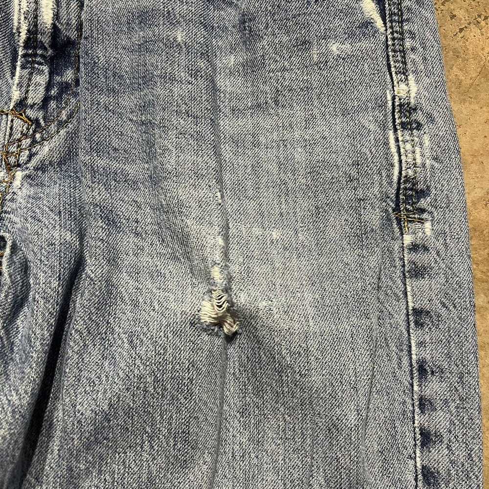 Vintage Y2k Unionbay Baggy Distressed Flared Jean… - image 3