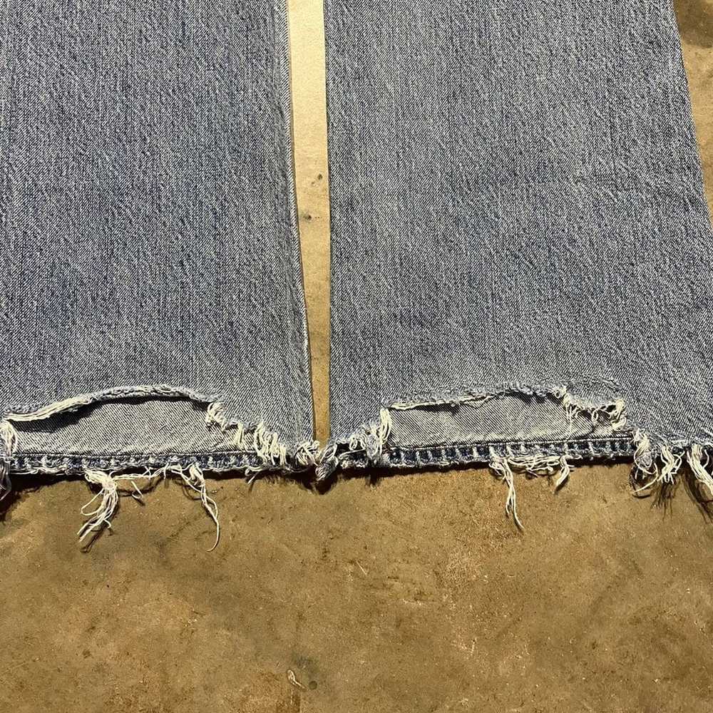 Vintage Y2k Unionbay Baggy Distressed Flared Jean… - image 6