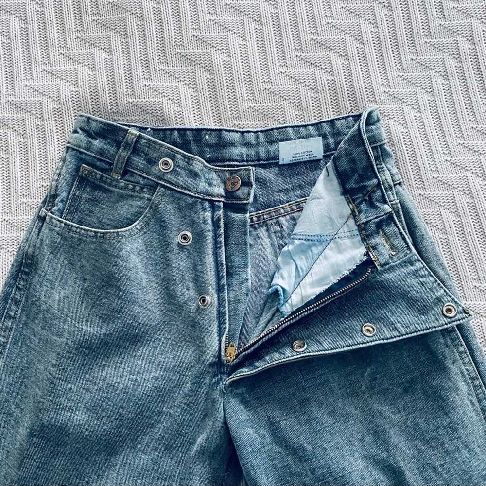 Vintage Guess acid wash high rise 80s jeans - image 6