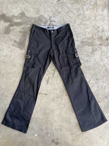 Vintage Rare Japanese Label Flare Cargo Pants
