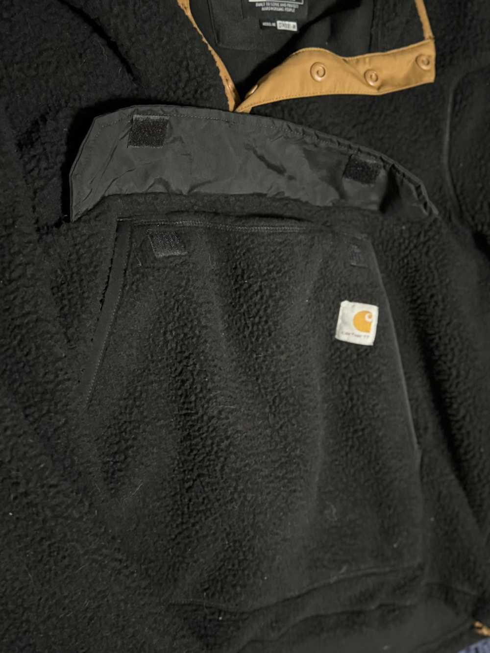 Carhartt Black Sherpa Carhartt pullover - image 2