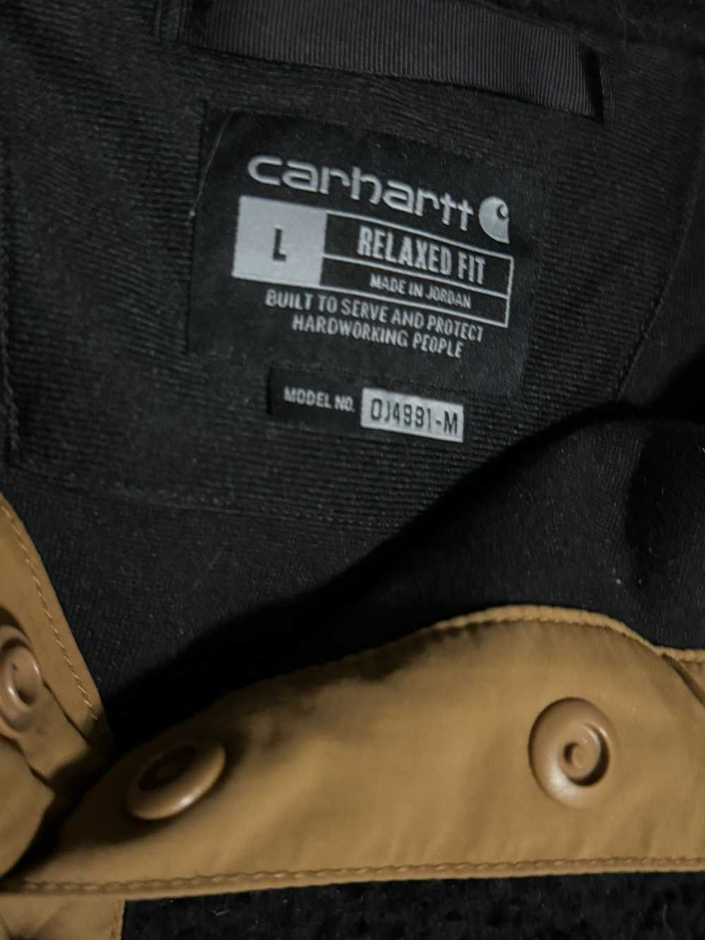 Carhartt Black Sherpa Carhartt pullover - image 3