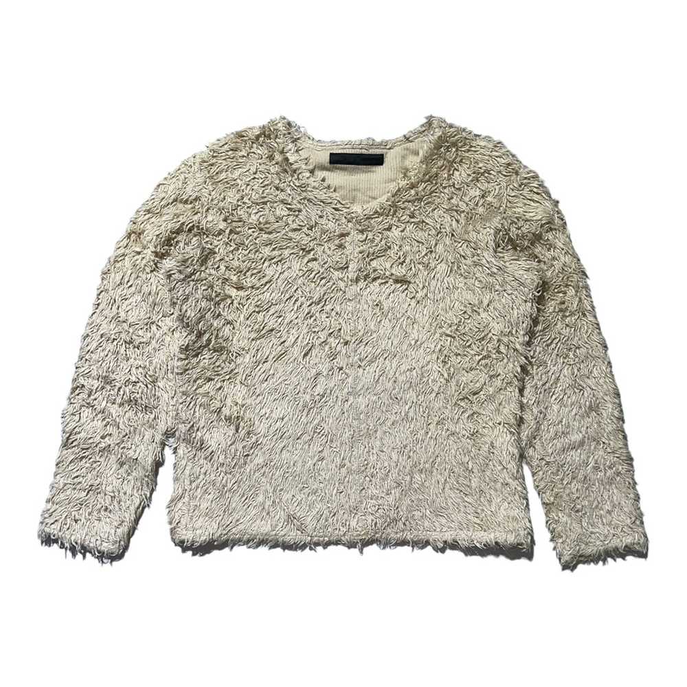 Talking About The Abstraction Furry Pullover Crew… - image 1