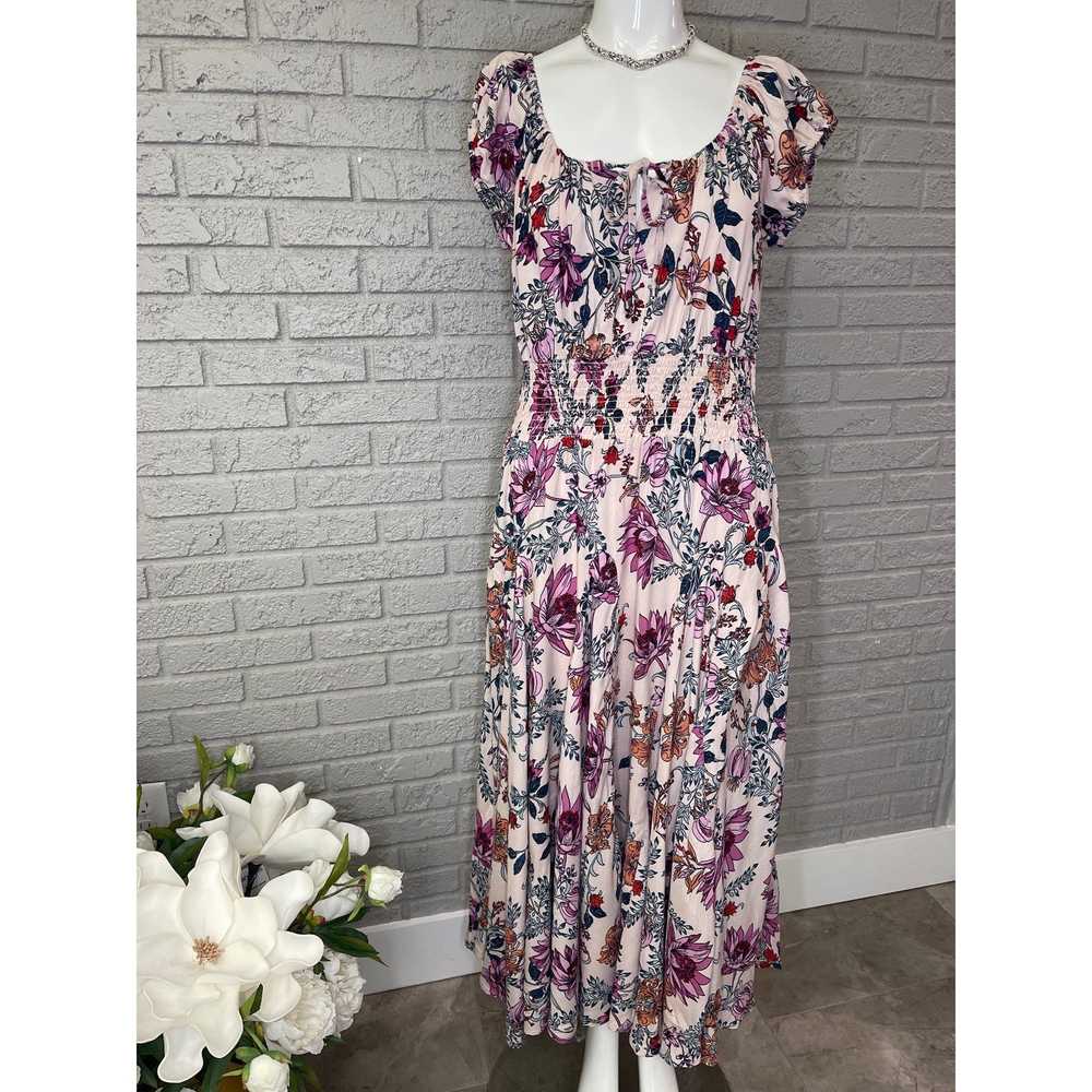 Other Lola P. Colorful Floral Maxi Dress SP - image 1