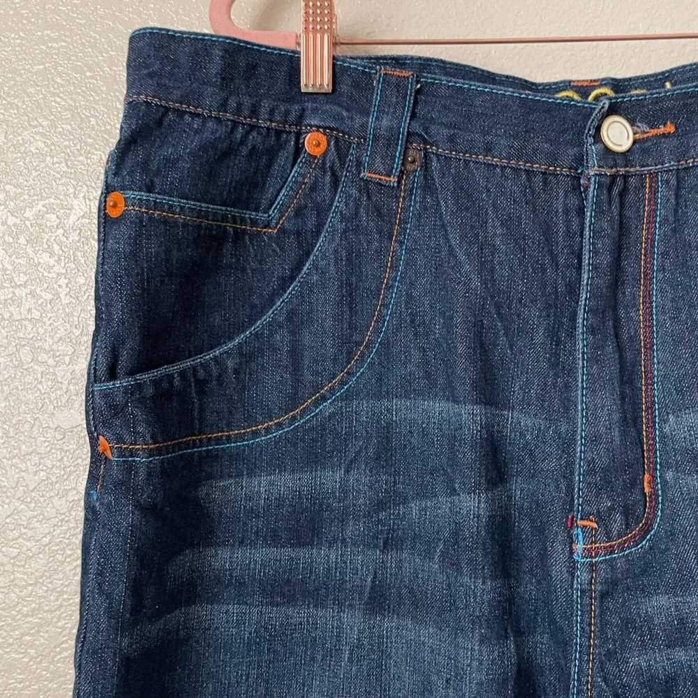 Coogi Vintage Jeans Mens Size 40 Blue Tiger Embro… - image 3
