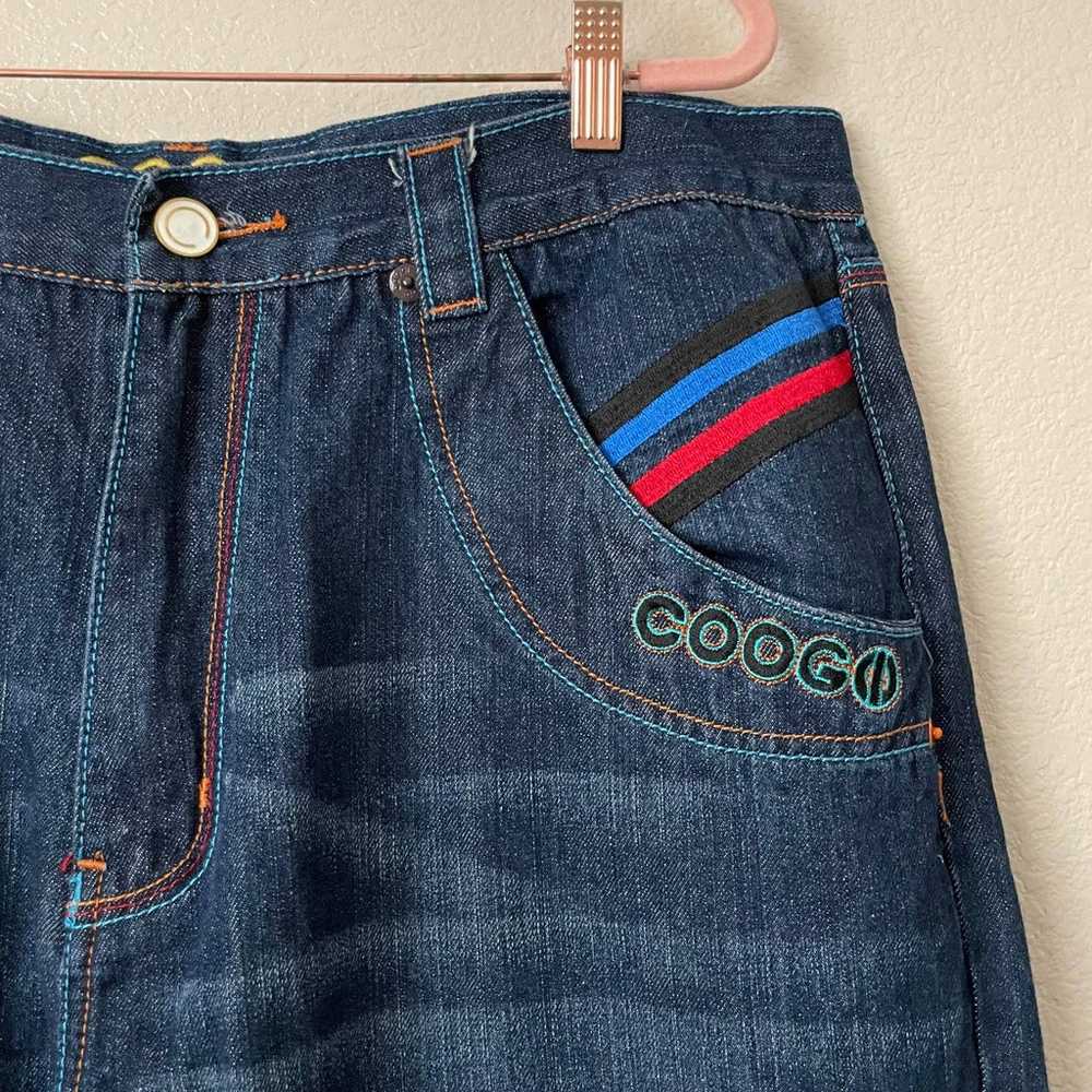 Coogi Vintage Jeans Mens Size 40 Blue Tiger Embro… - image 4