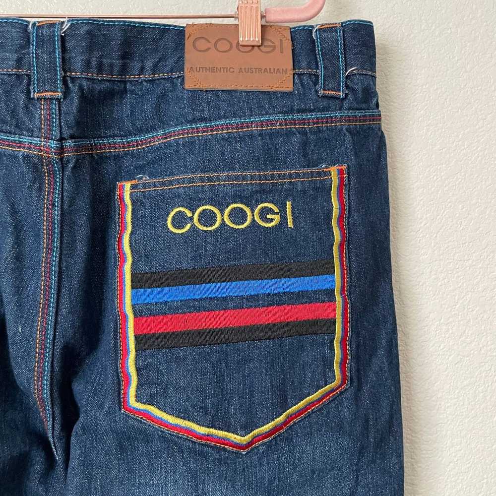 Coogi Vintage Jeans Mens Size 40 Blue Tiger Embro… - image 7
