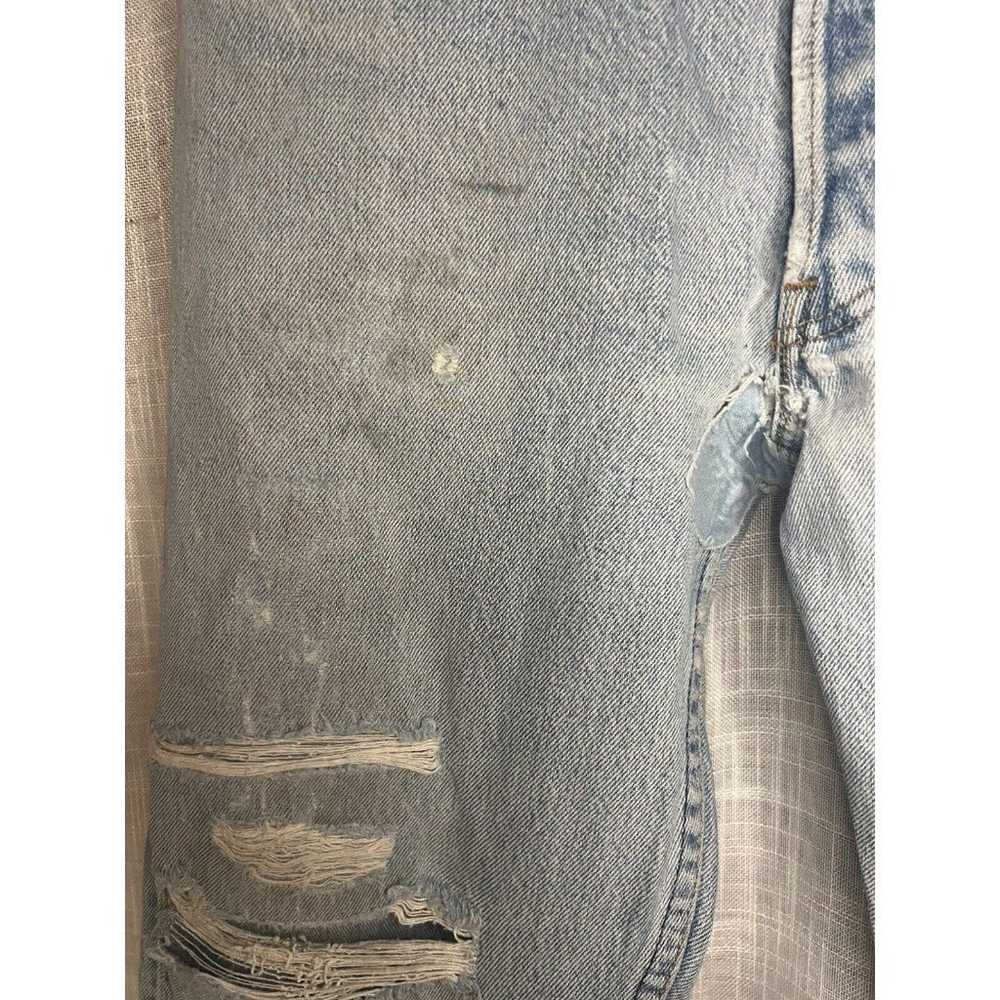 Vintage Levis 501xx Jeans Mens USA Blue Pants Fad… - image 12