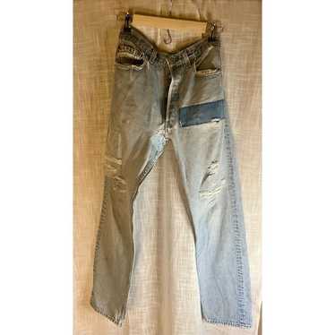 Vintage Levis 501xx Jeans Mens USA Blue Pants Fad… - image 1