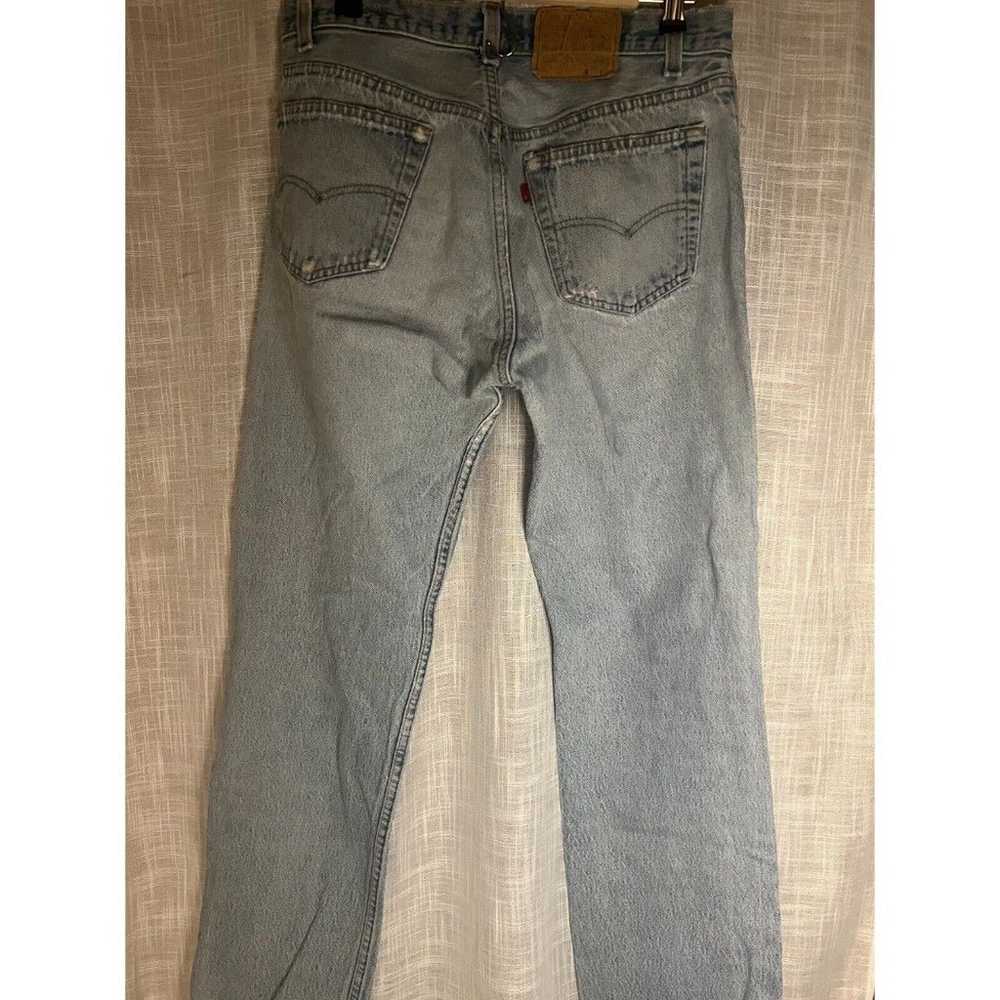 Vintage Levis 501xx Jeans Mens USA Blue Pants Fad… - image 5