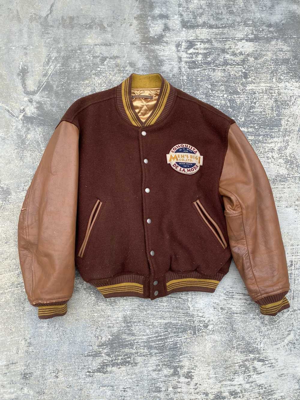 Bigi × Japanese Brand × Varsity Jacket VINTAGE ME… - image 3