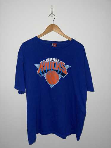 New York Knicks Womens V Neck Shirt Blue NBA NWT
