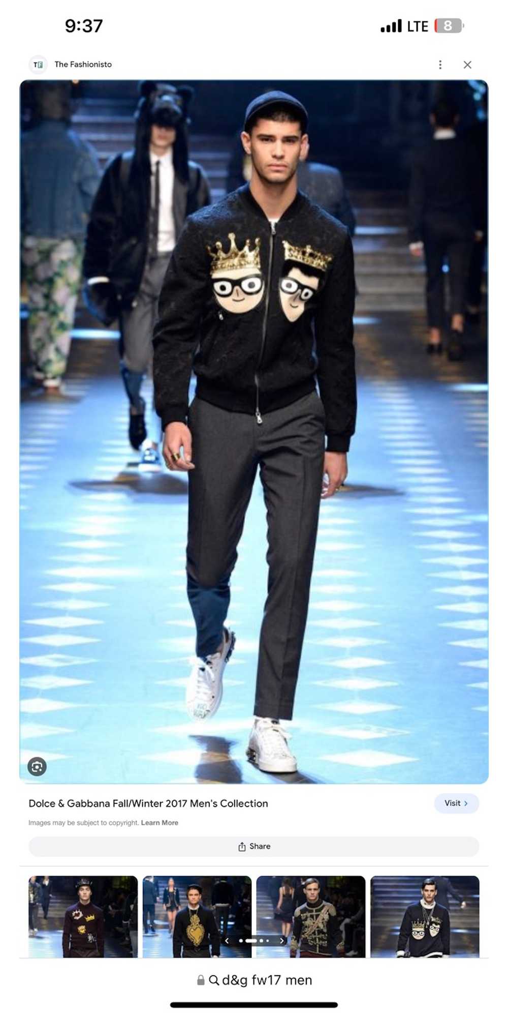 Dolce & Gabbana D&G Prince runway bomber jacket - image 7