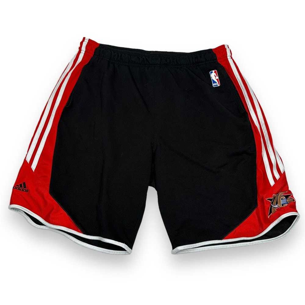 Adidas Vintage Adidas Philadelphia 76ers Shorts L… - image 1