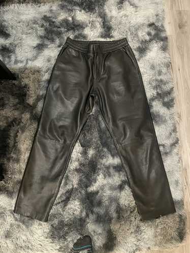 Nn07 NN07 Leather Pants 30x32 Retail $900