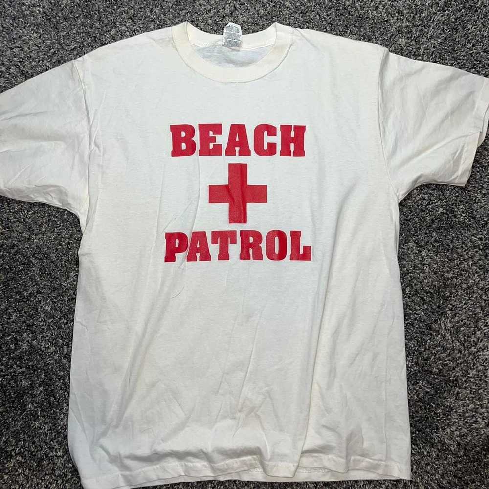 Jerzees Vintage jerzees beach patrol graphic tee … - image 1