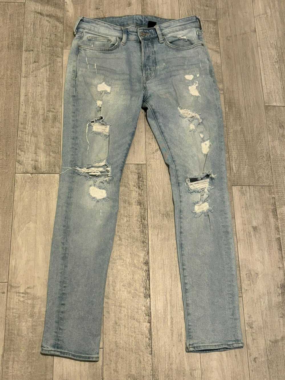 H&M × Levi's × Vintage H&M DISTRESSED SKINNY JEANS - image 1