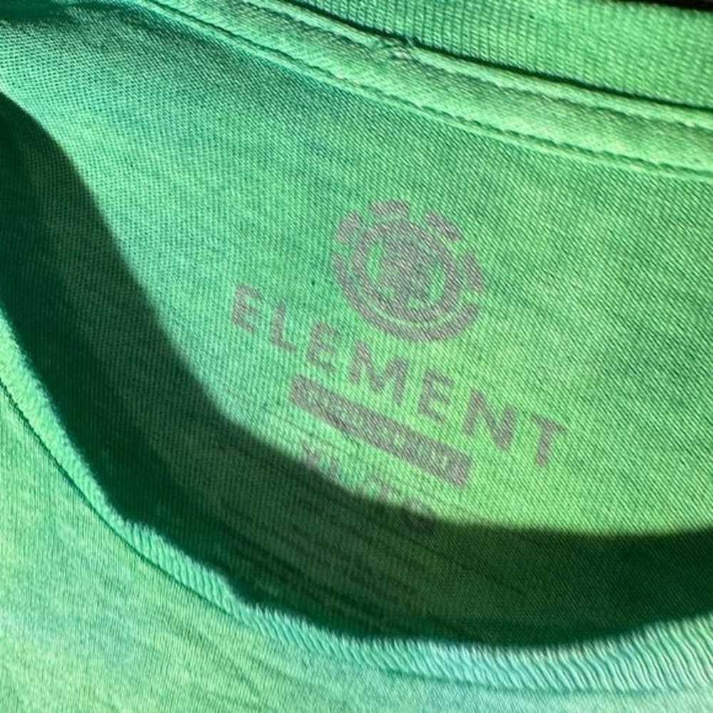 Element Element Skateboards Y2k 90s Green Tie Dye… - image 4