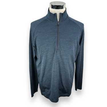 Lululemon Lululemon Half Zip Pullover XL Blue Moc… - image 1