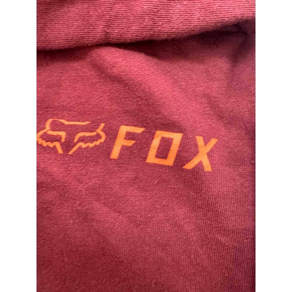 Vintage Fox Racing Logo Auto Car Hoode Sweatshirt… - image 3