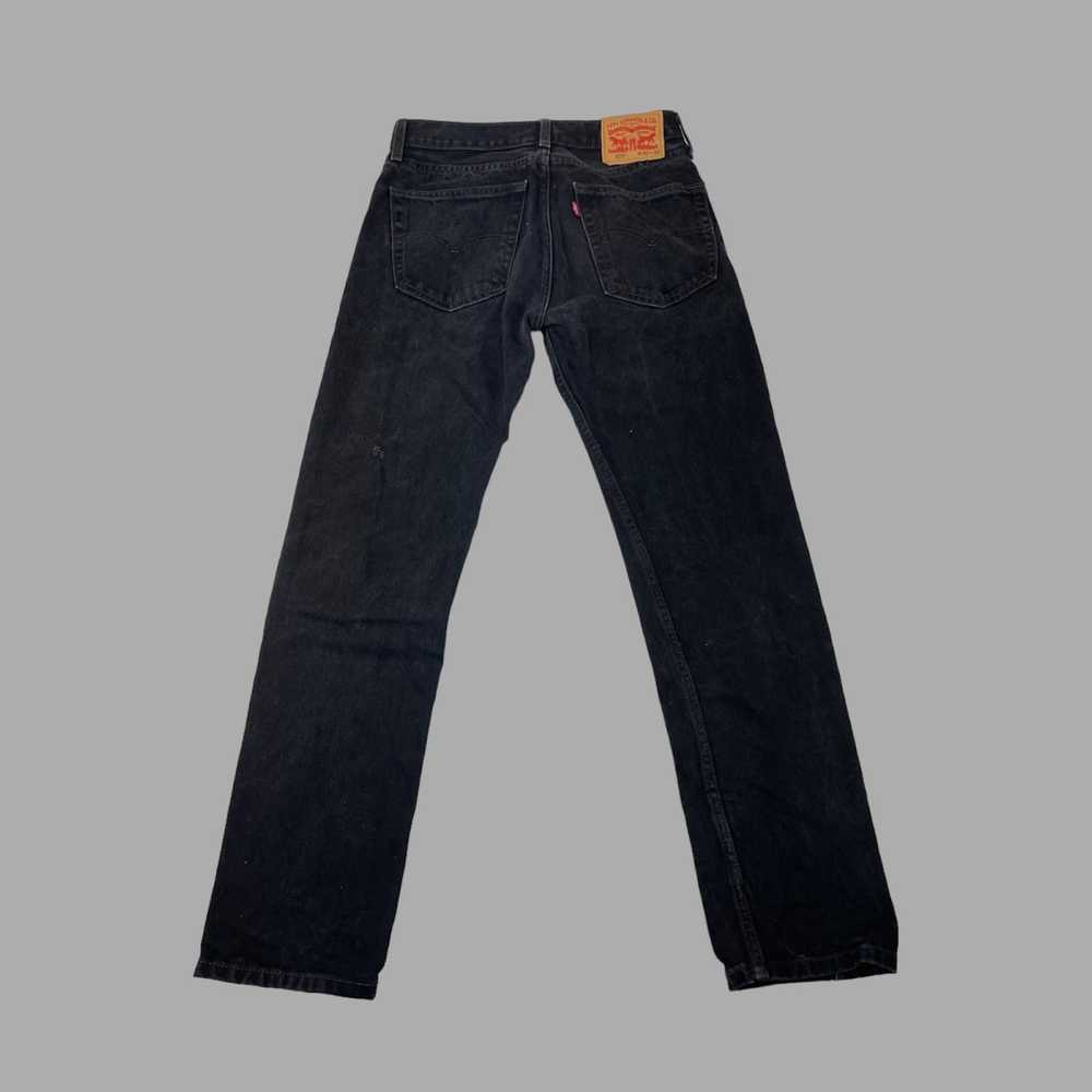 Levi's × Vintage Vintage Levi’s 505 black denim j… - image 1