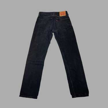 Levi's × Vintage Vintage Levi’s 505 black denim j… - image 1