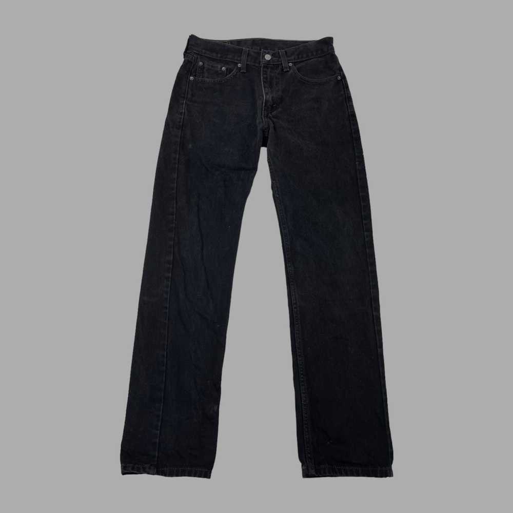 Levi's × Vintage Vintage Levi’s 505 black denim j… - image 3