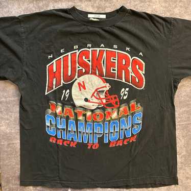 Unkwn Vintage 1995 Huskers National Champions Doub