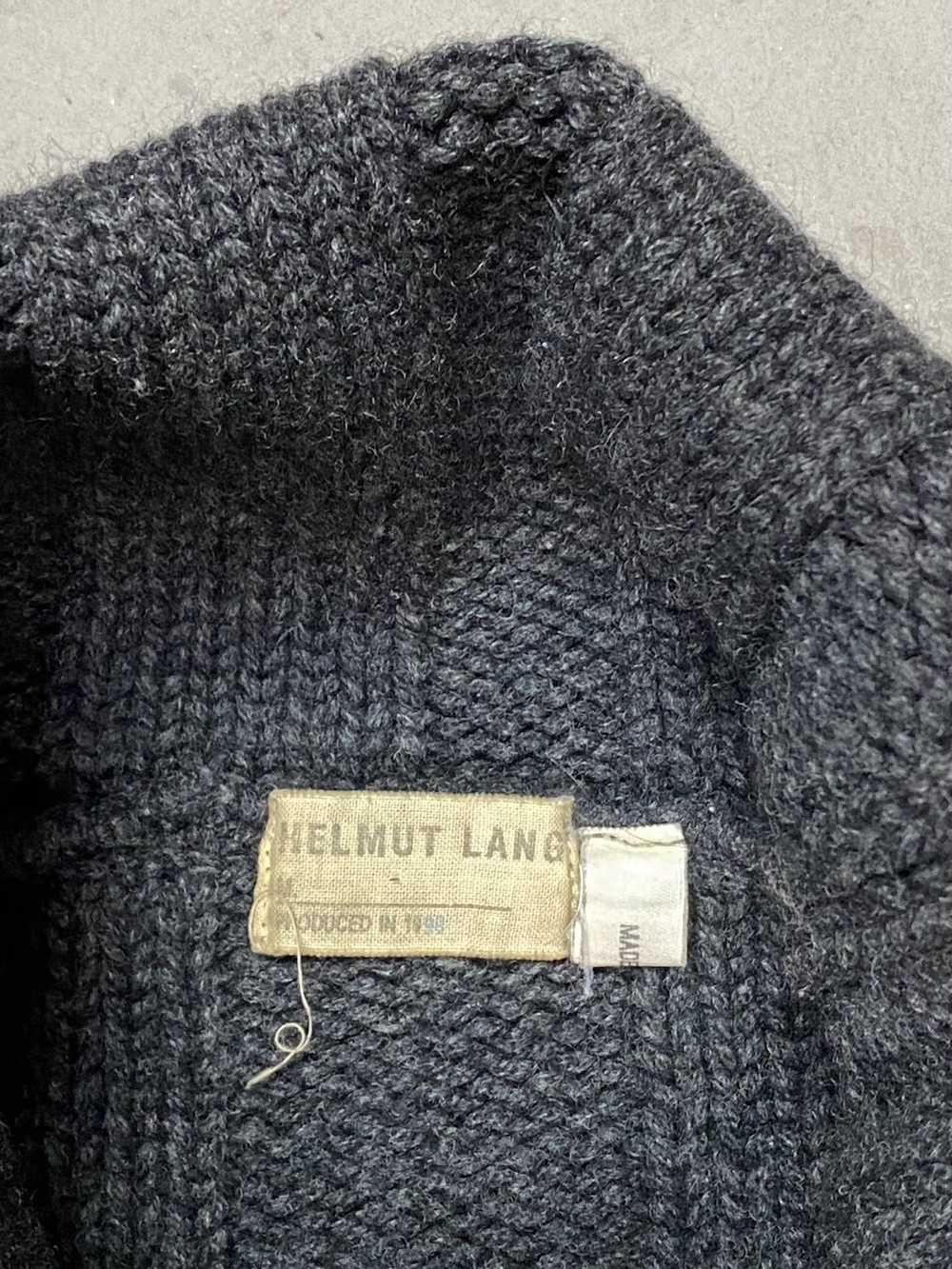 Helmut Lang 1998 Helmut Lang Chunky Wool Wide Rib… - image 8