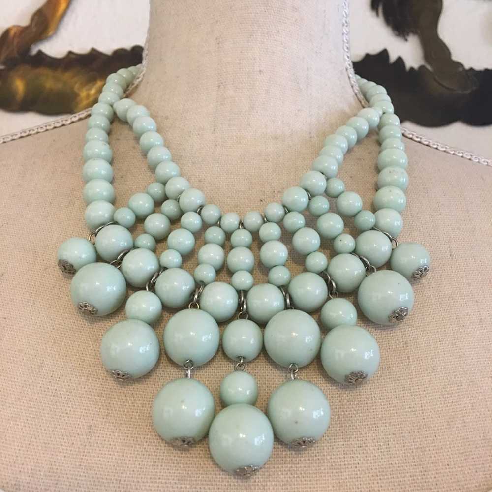 Jewelry Simple Addiction powder blue beaded neckl… - image 1