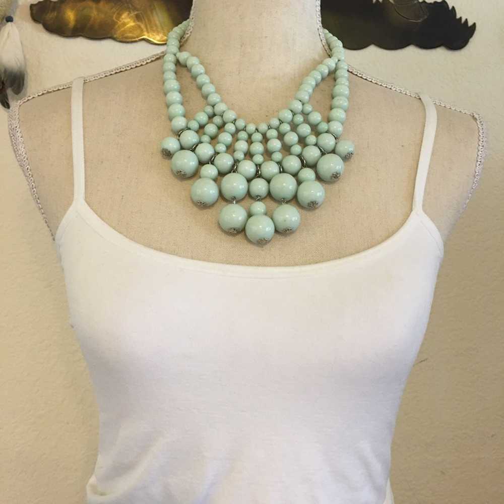 Jewelry Simple Addiction powder blue beaded neckl… - image 3