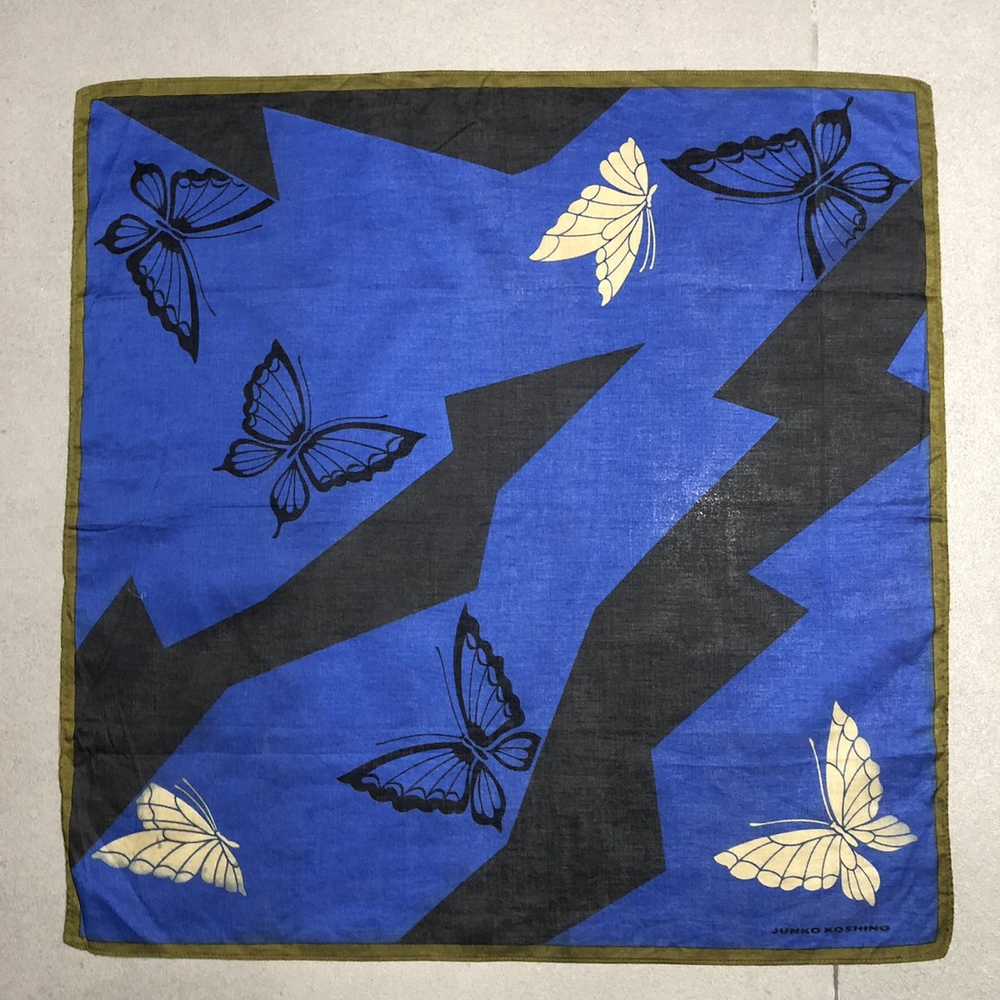 Mr. Junko Vtg Junko Koshino Japan Art Handkerchie… - image 1