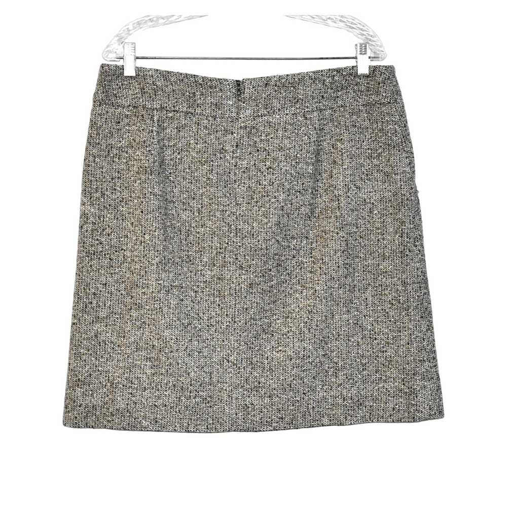 Akris AKRIS Gray Wool Tweed Slash Zip Pockets Str… - image 2