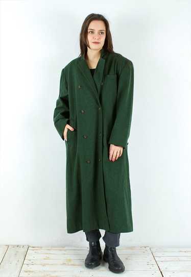 Bogner Wool Coat Button Up Jacket Long Overcoat G… - image 1