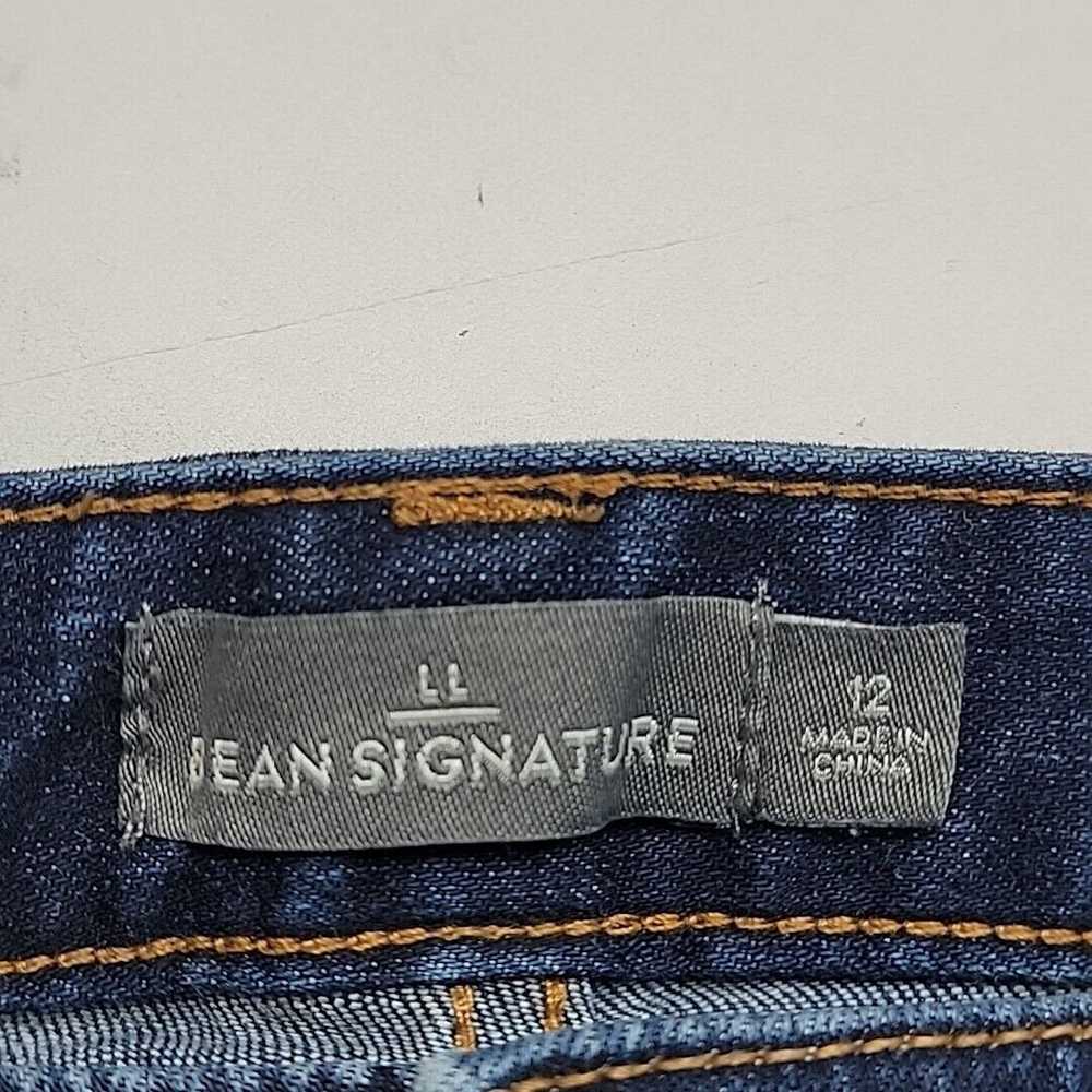 Designer L L Bean Signature Skinny Jeans Size 12 … - image 4