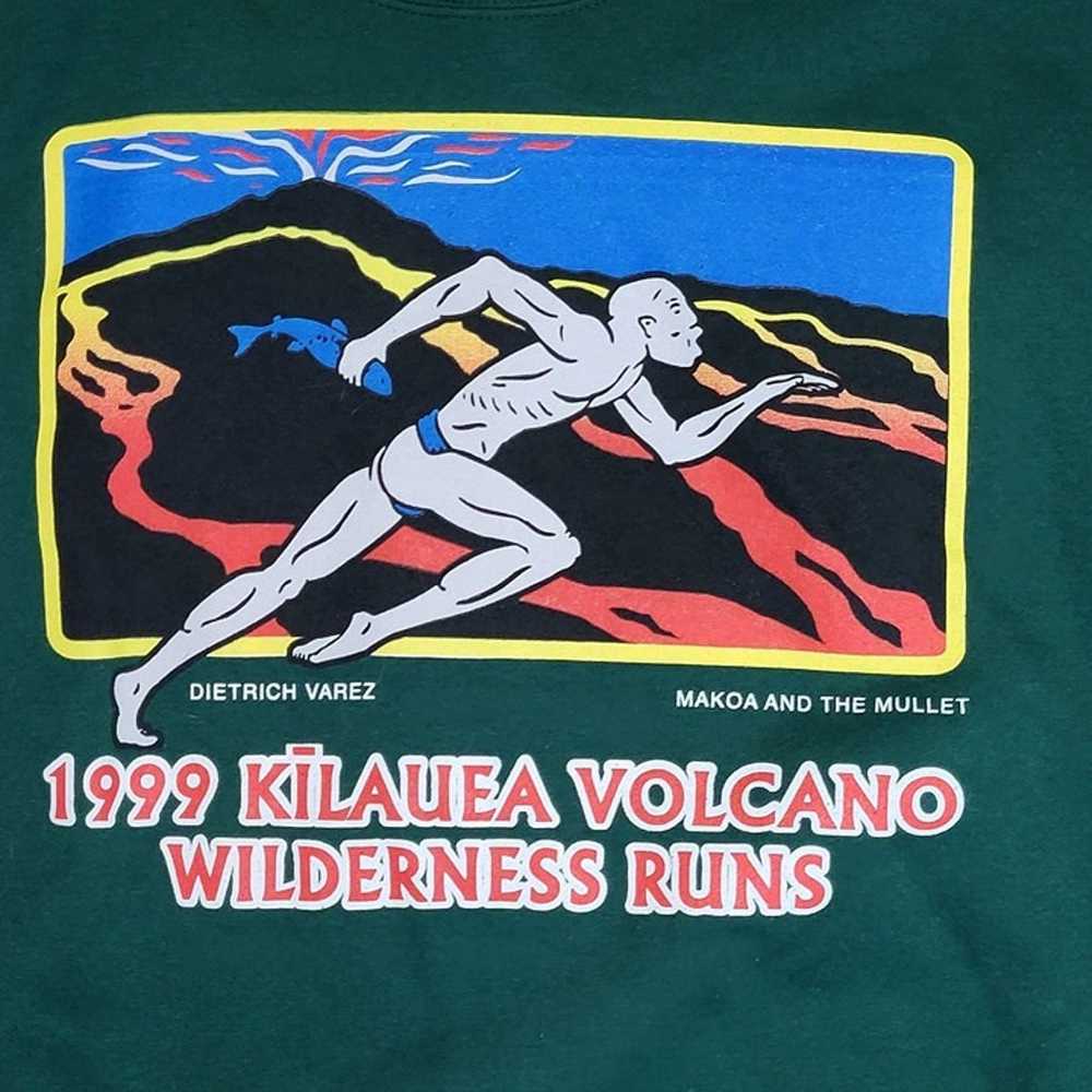 Vintage 1999 Kilauea Volcano Marathon Sweater Pul… - image 2