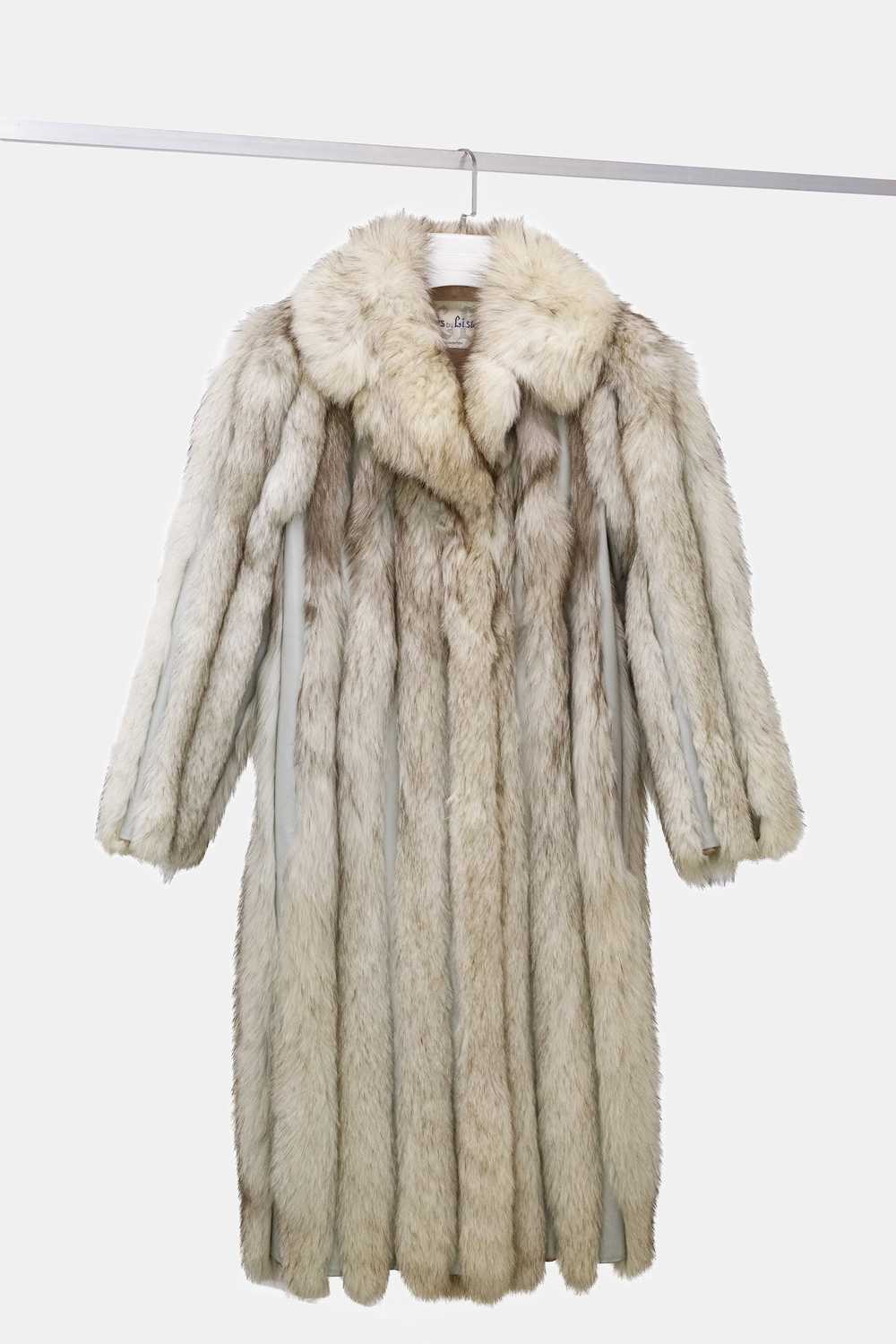 Non Signe / Unsigned Furs by Lister Grey Fox Coat… - image 1