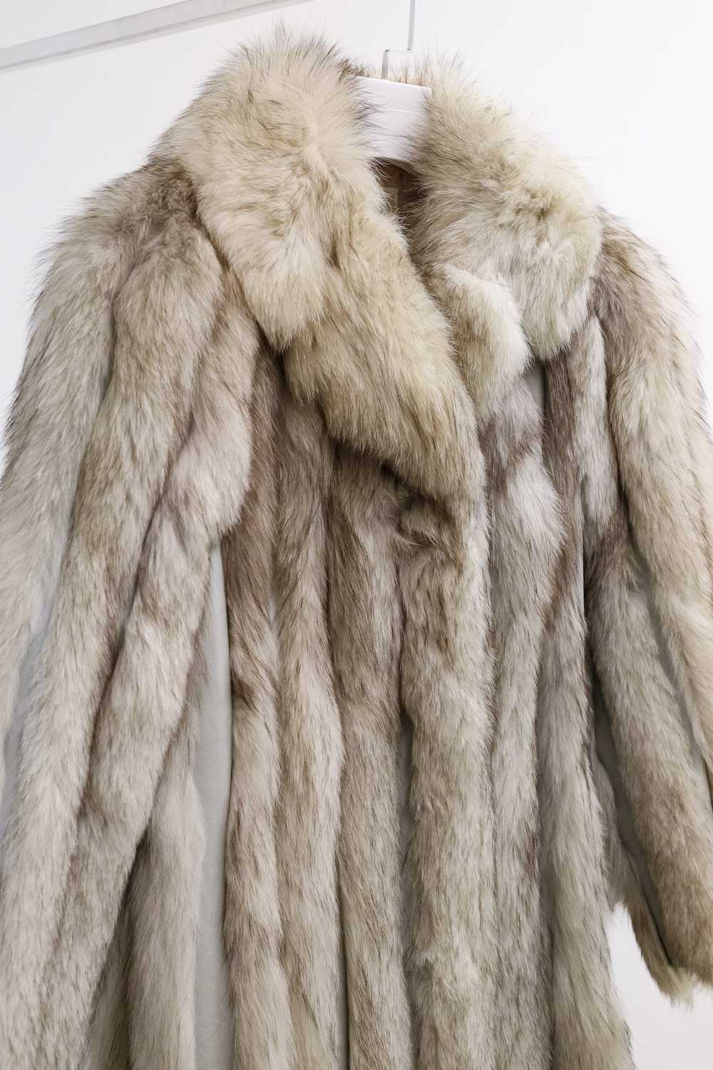 Non Signe / Unsigned Furs by Lister Grey Fox Coat… - image 3