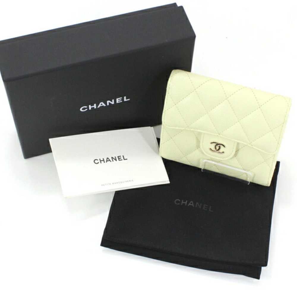 Chanel CHANEL Trifold Wallet Matelasse Leather Ca… - image 10